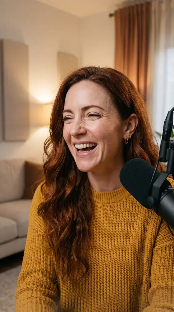 Meli, conductora de podcast creada con IA